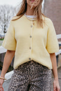 Vest korte mouw butter yellow