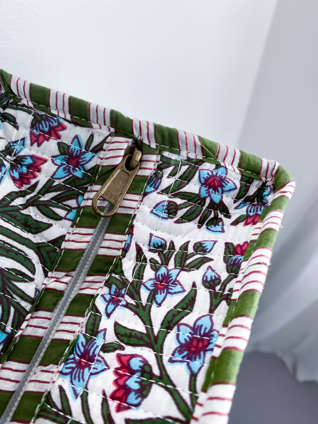Tess Shopper | Print Groen & Wit