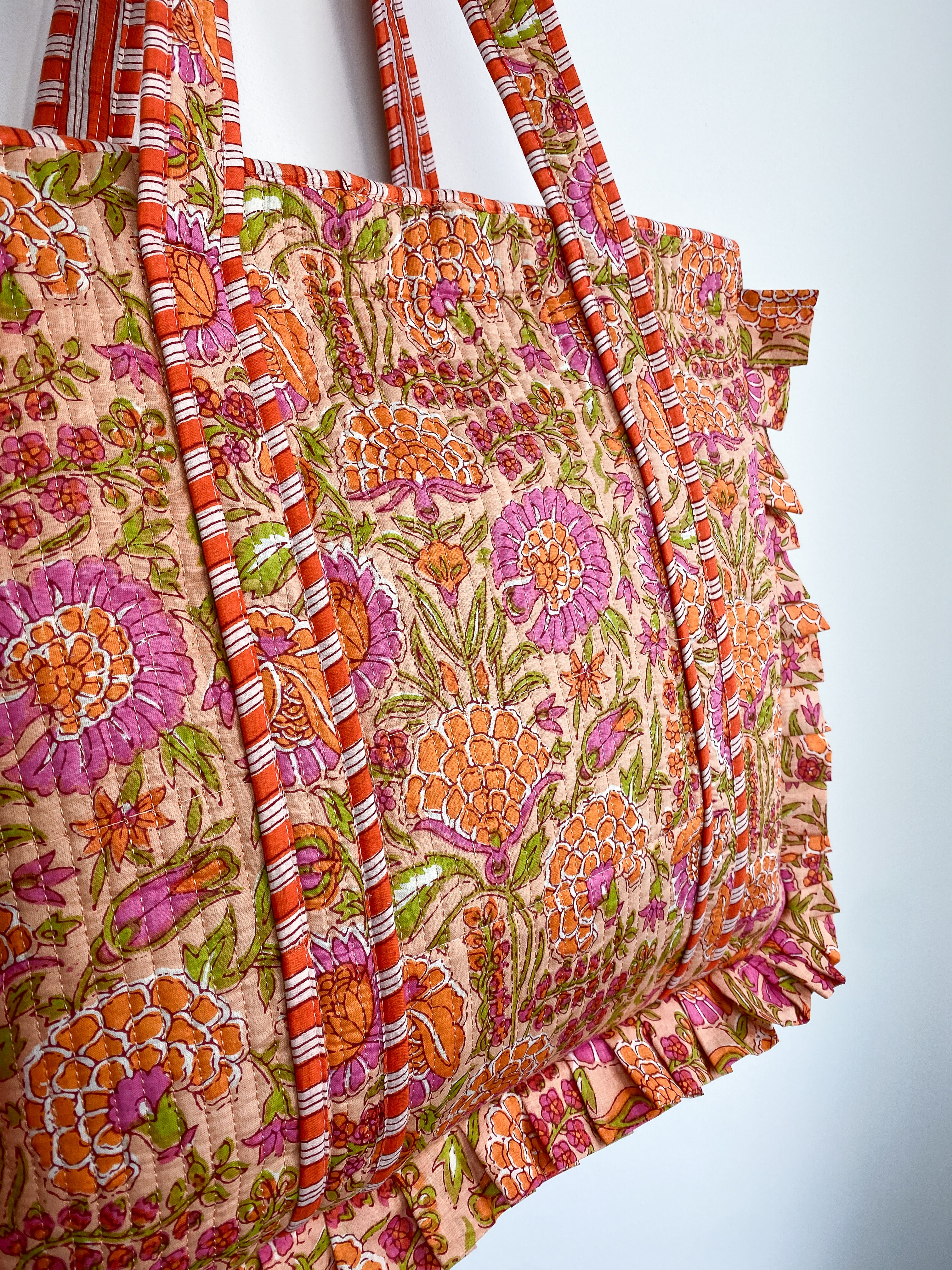 Isa Shopper | Bloemprint Oranje