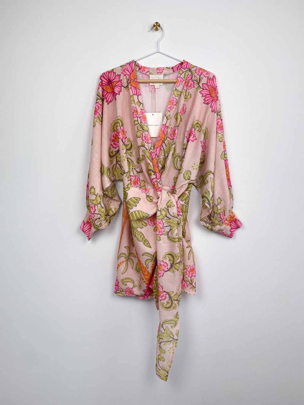 Isla Jurk | Bloemprint Roze
