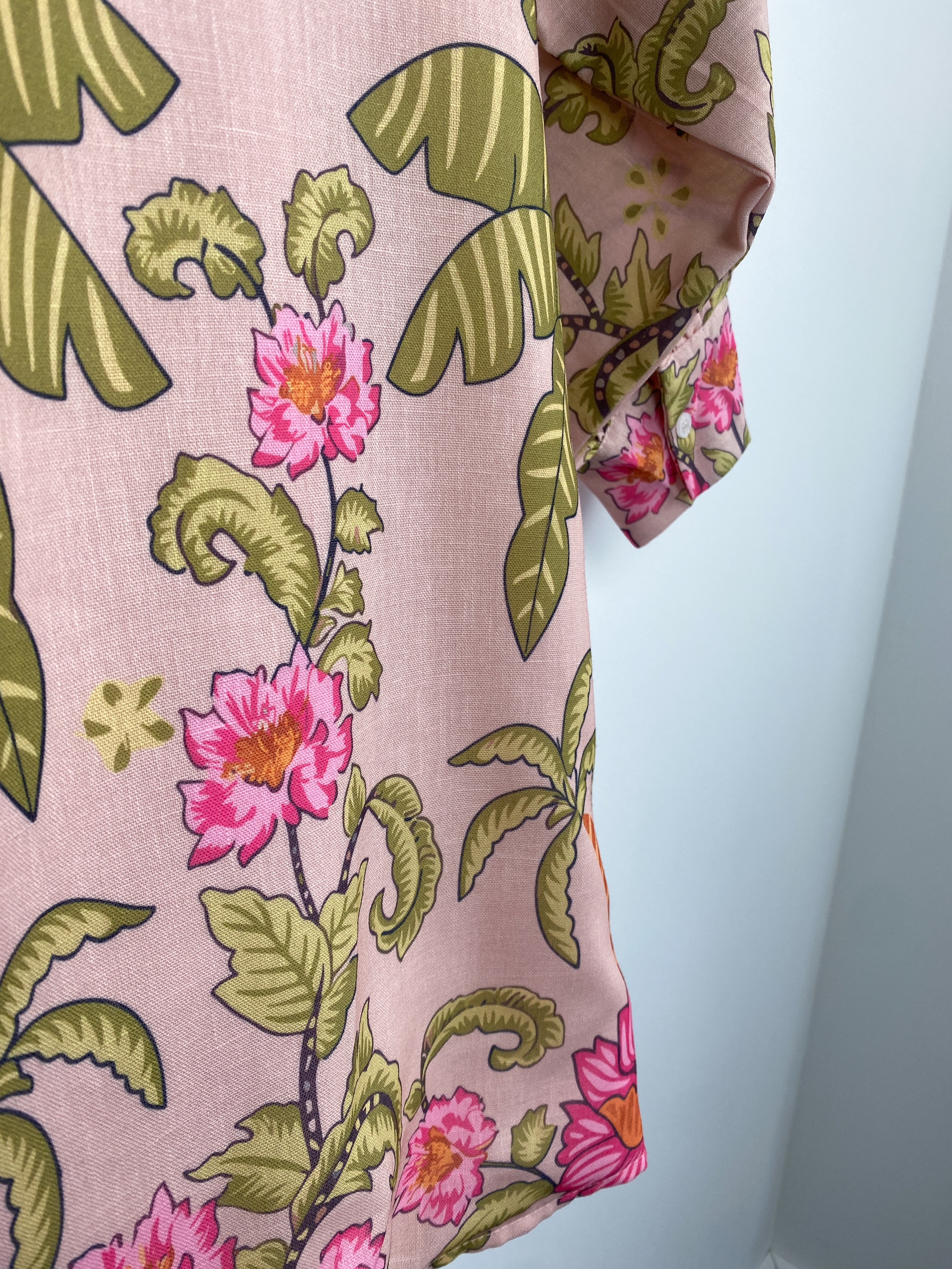 Isla Jurk | Bloemprint Roze