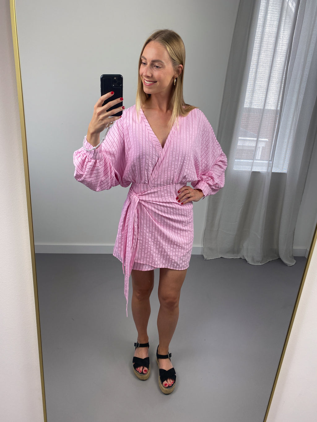 Noor Jurk | Roze Gestreept