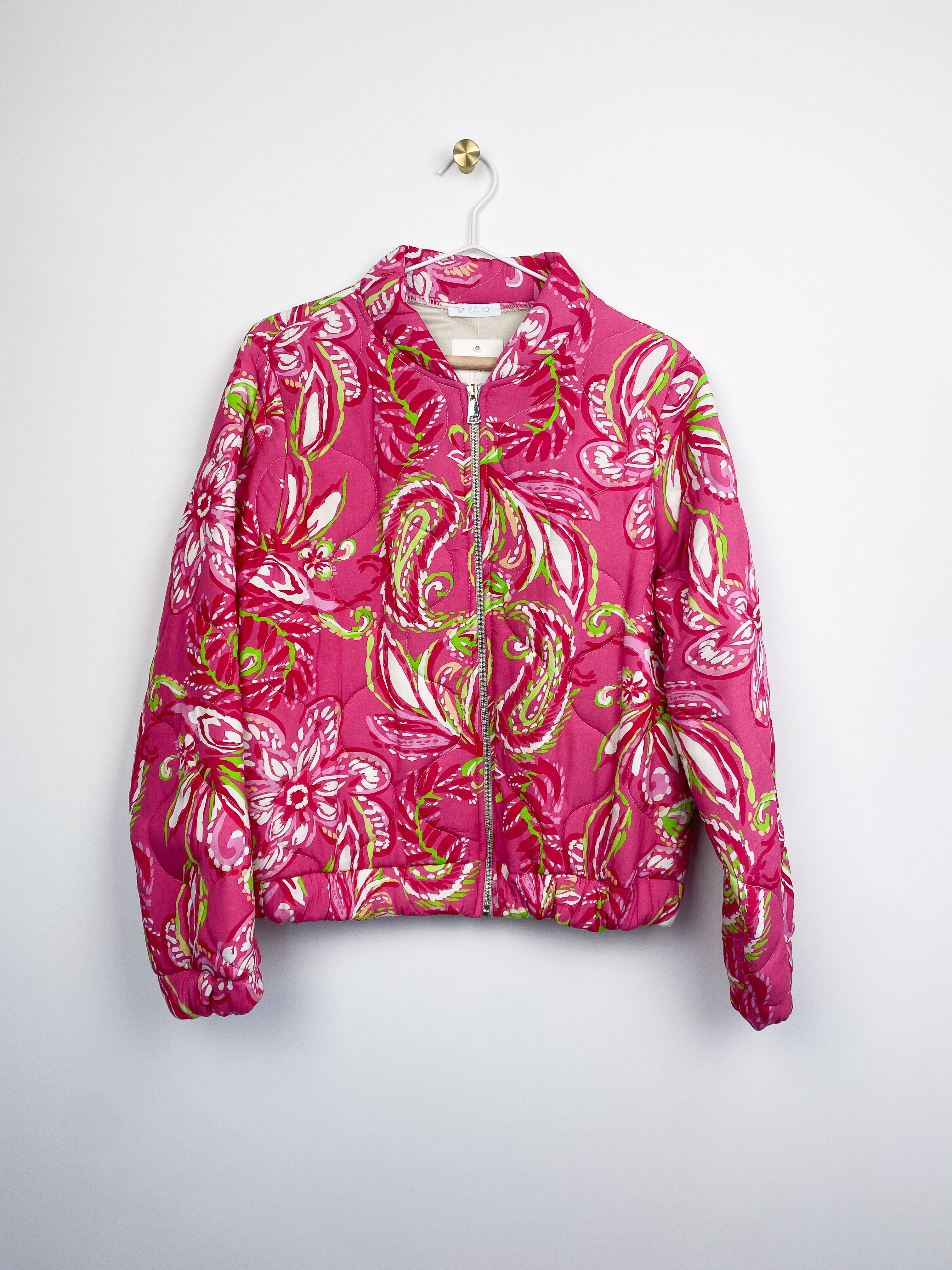 Nova Bomberjasje | Bloemenprint Roze