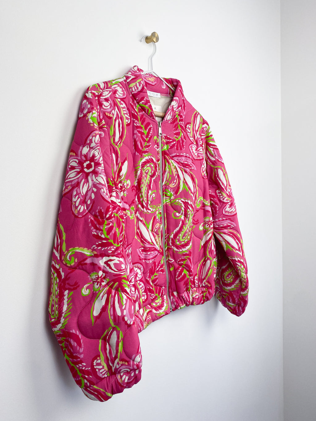 Nova Bomberjasje | Bloemenprint Roze
