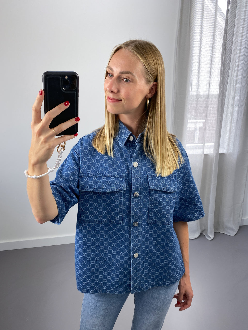 Saar Blouse | Blauw