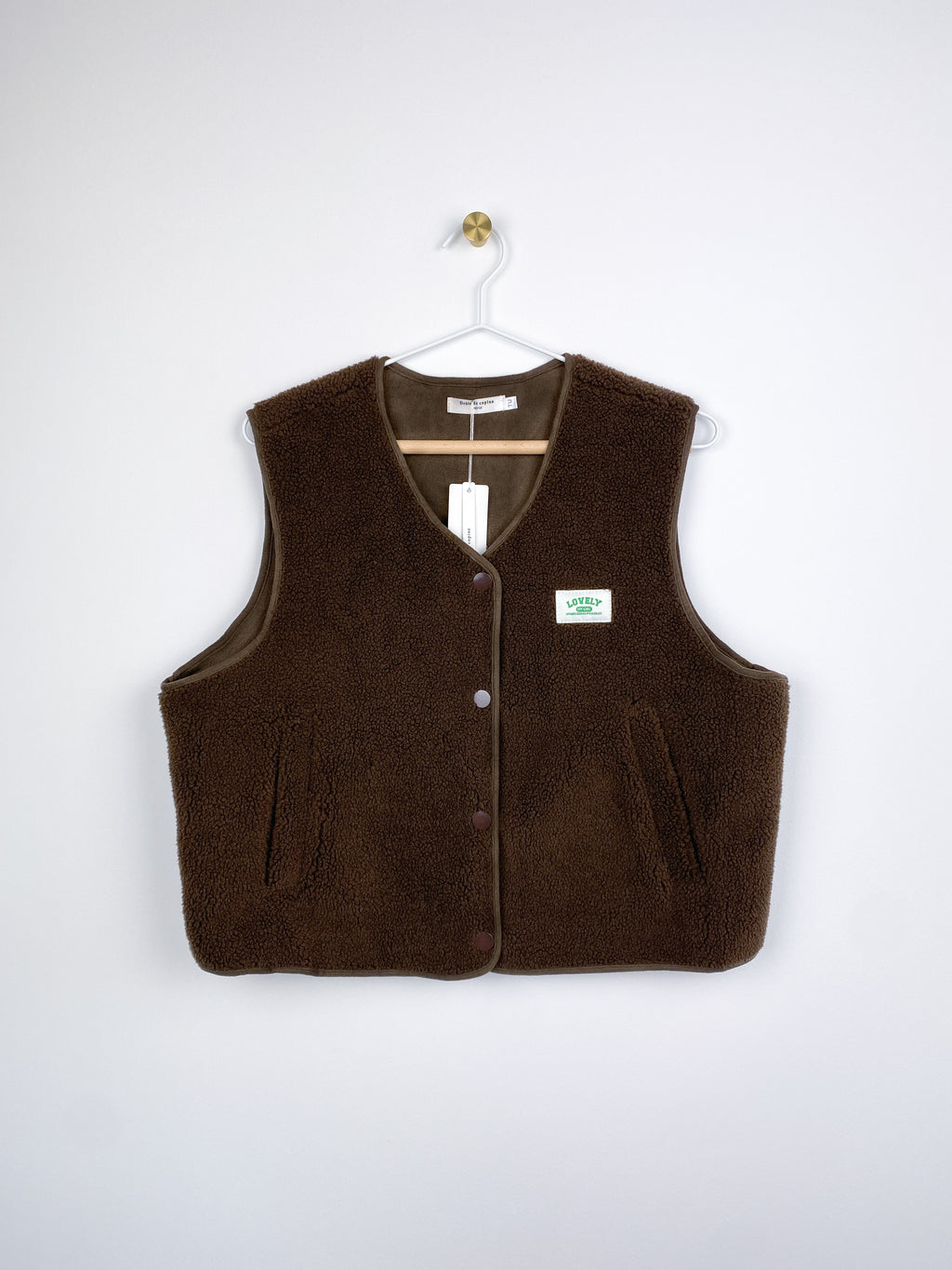 Maeve Teddy Gilet | Bruin