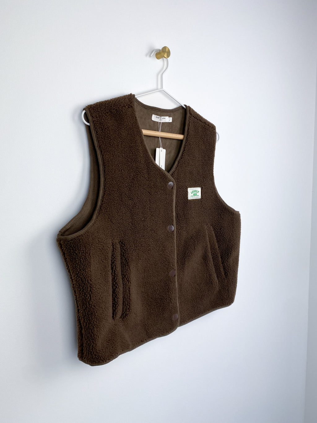 Maeve Teddy Gilet | Bruin