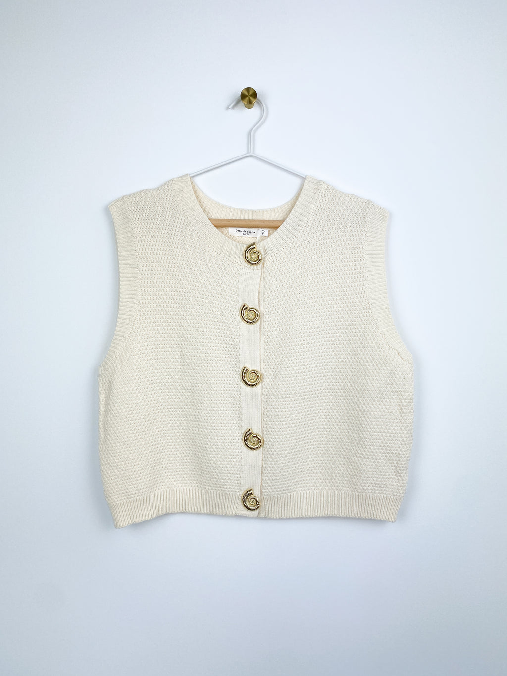 Ocean Gilet | Gebroken wit