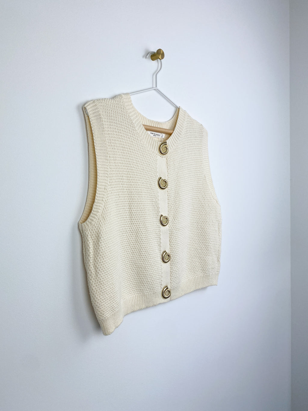 Ocean Gilet | Gebroken wit