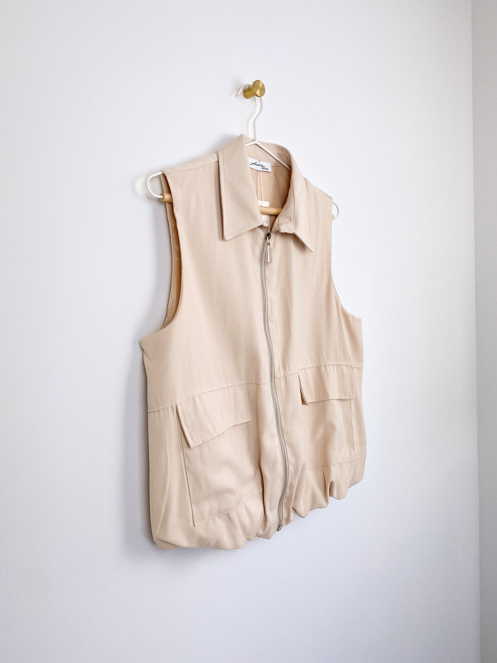 Bo Bomber Gilet | Beige