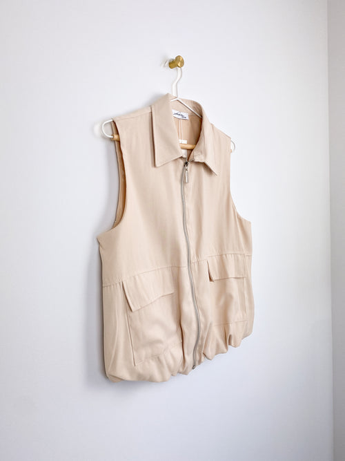 Bo Bomber Gilet | Beige