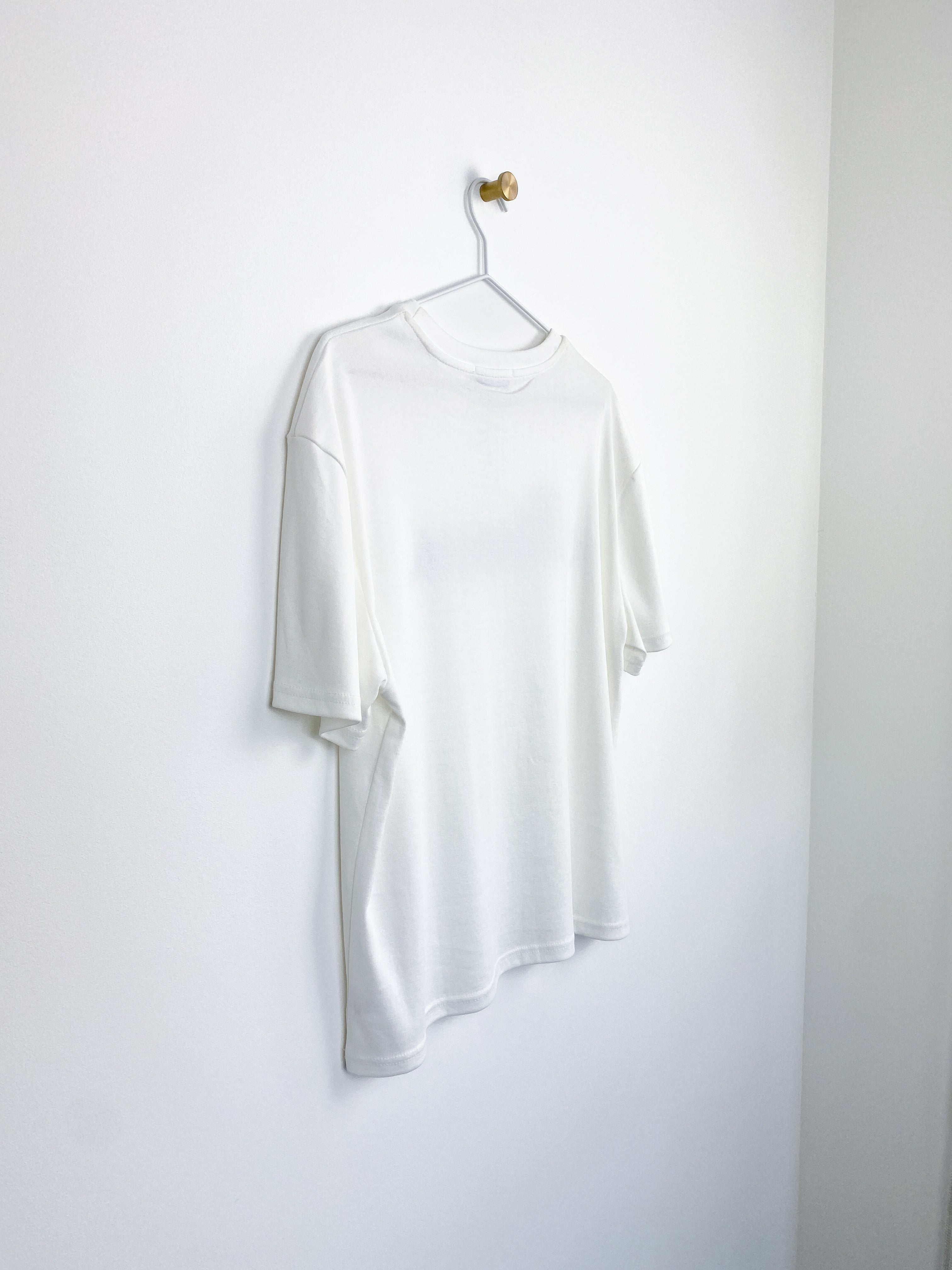 Bisous T-shirt | Wit & Bruin