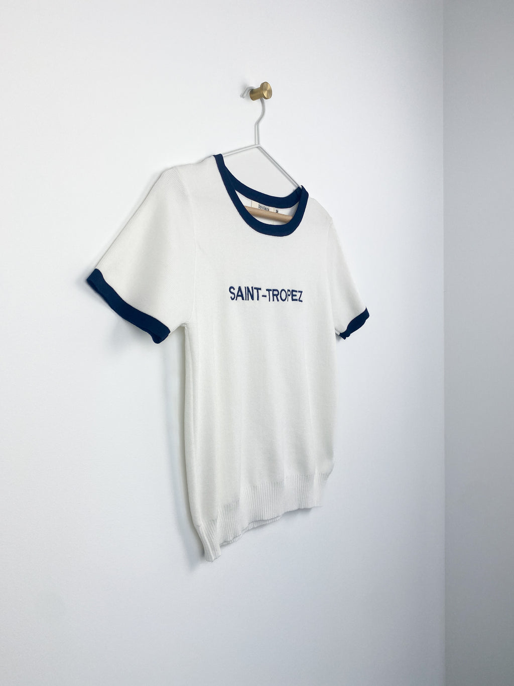 Saint Tropez Trui | Wit & Navy