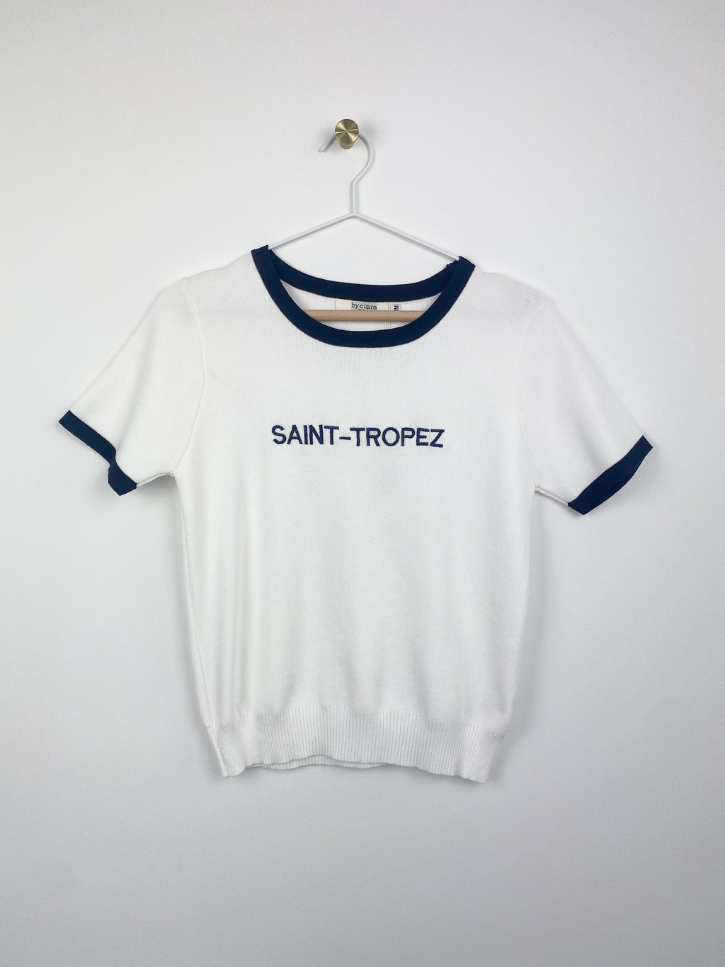 Saint Tropez Trui | Wit & Navy