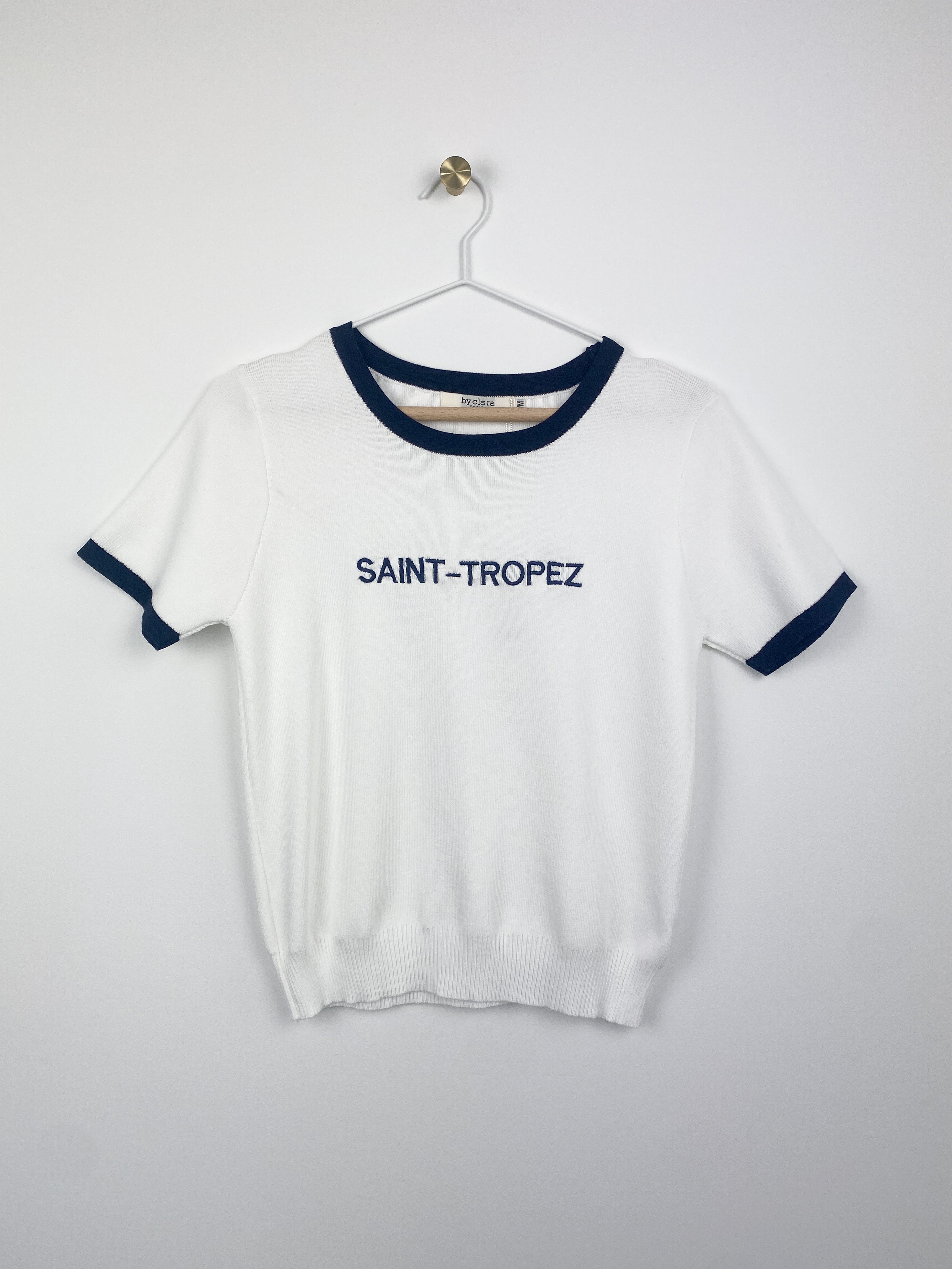 Saint Tropez Trui | Wit & Navy