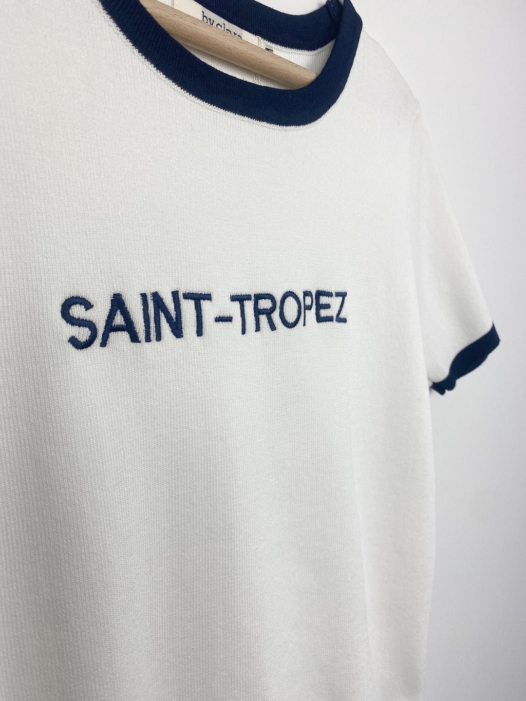 Saint Tropez Trui | Wit & Navy