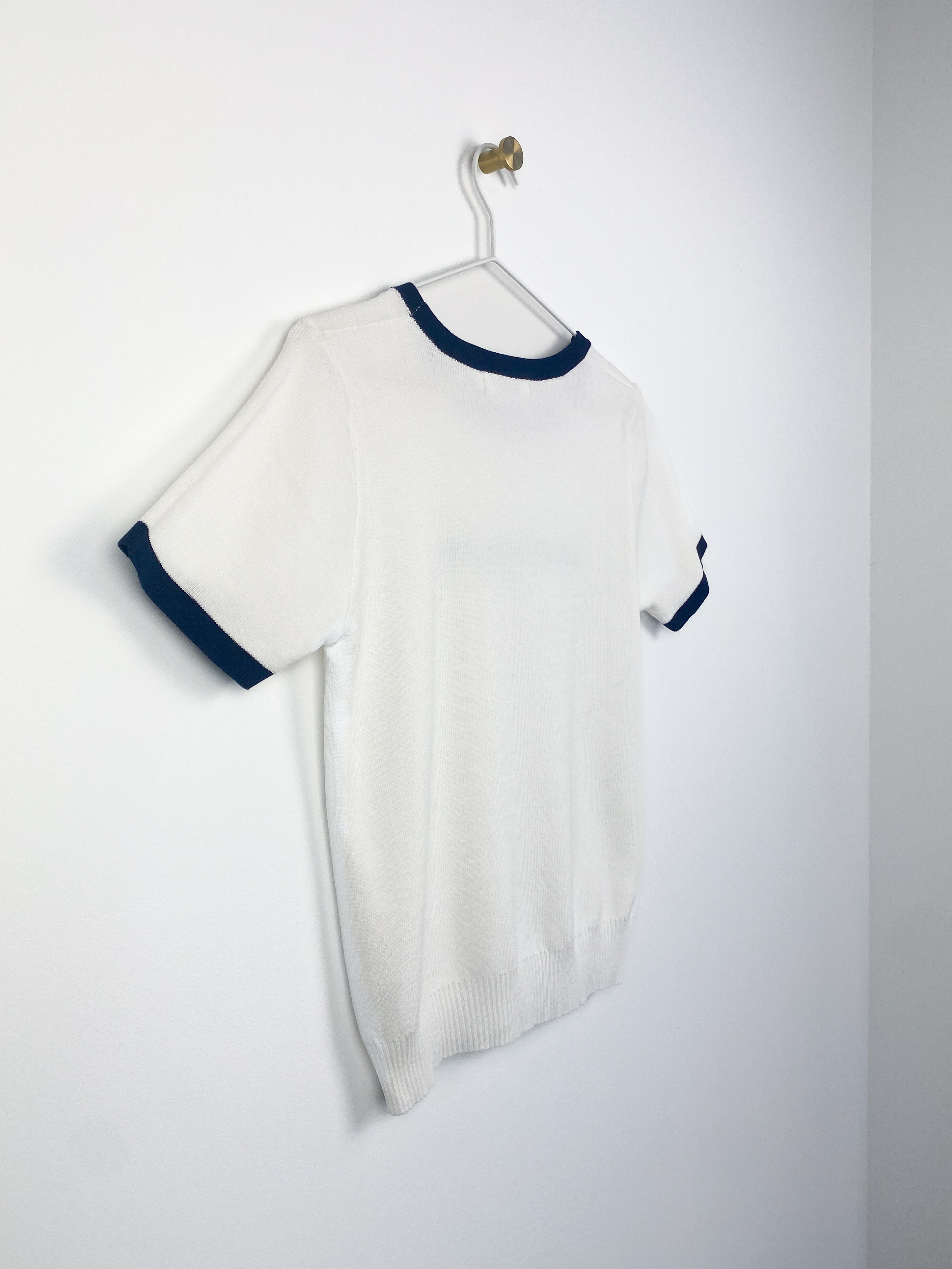 Saint Tropez Trui | Wit & Navy