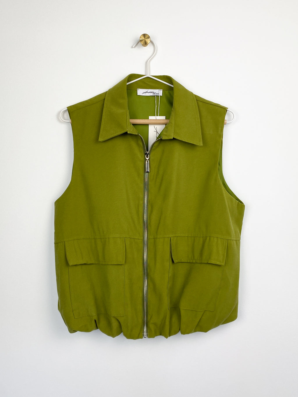 Bo Bomber Gilet | Groen