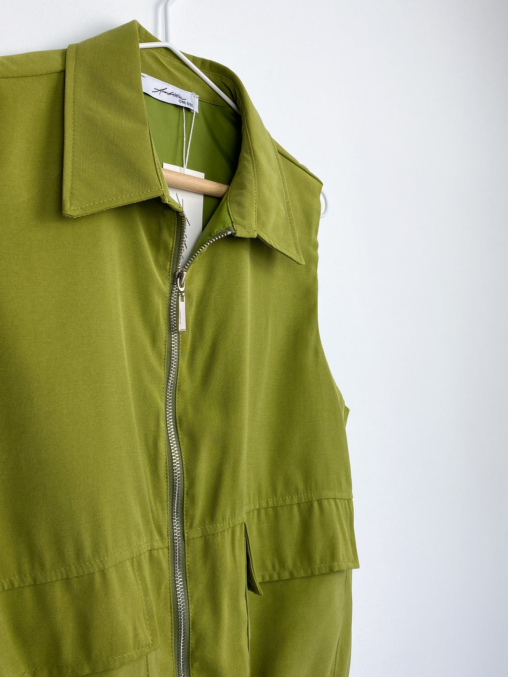 Bo Bomber Gilet | Groen