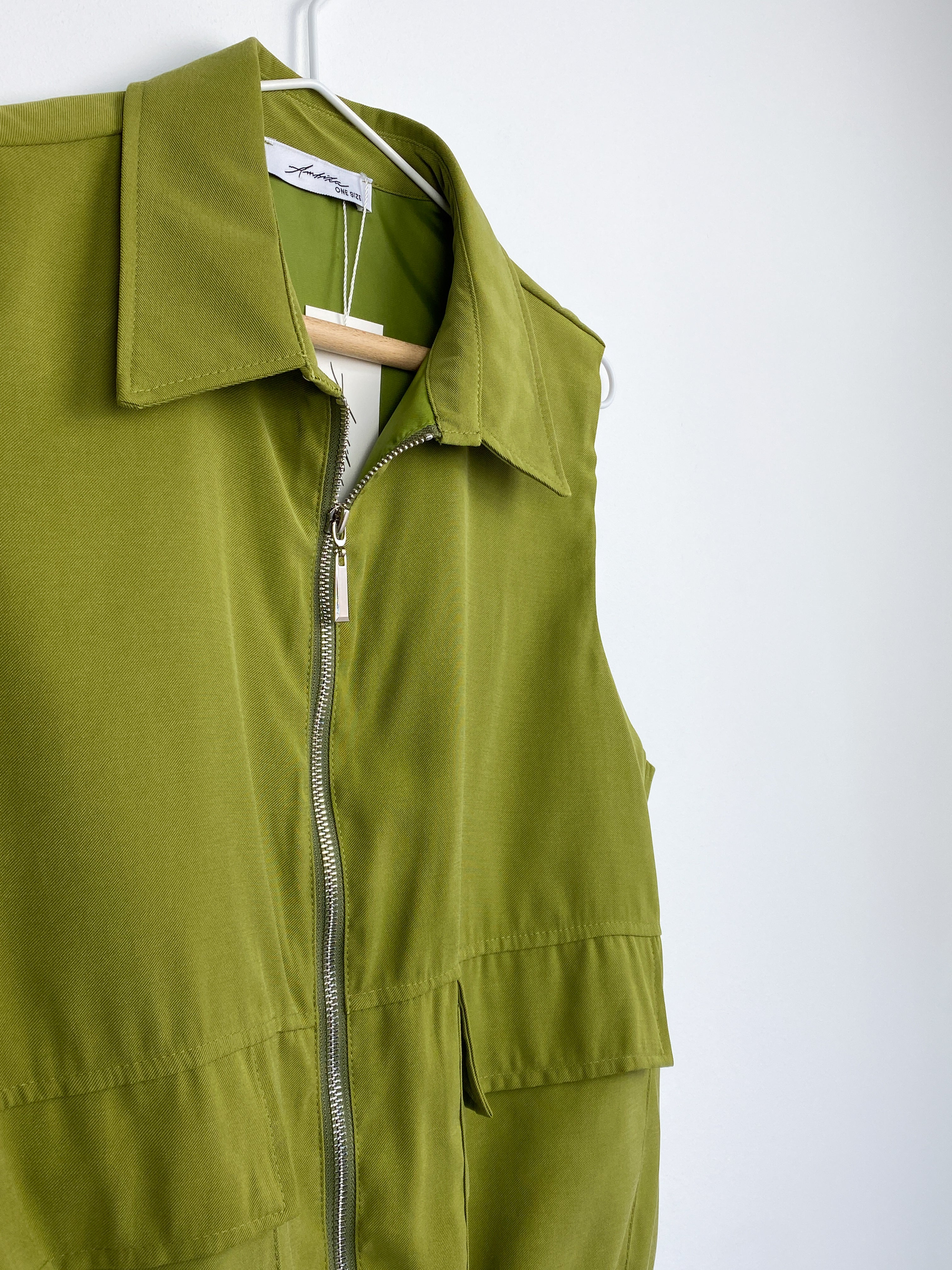 Bo Bomber Gilet | Groen