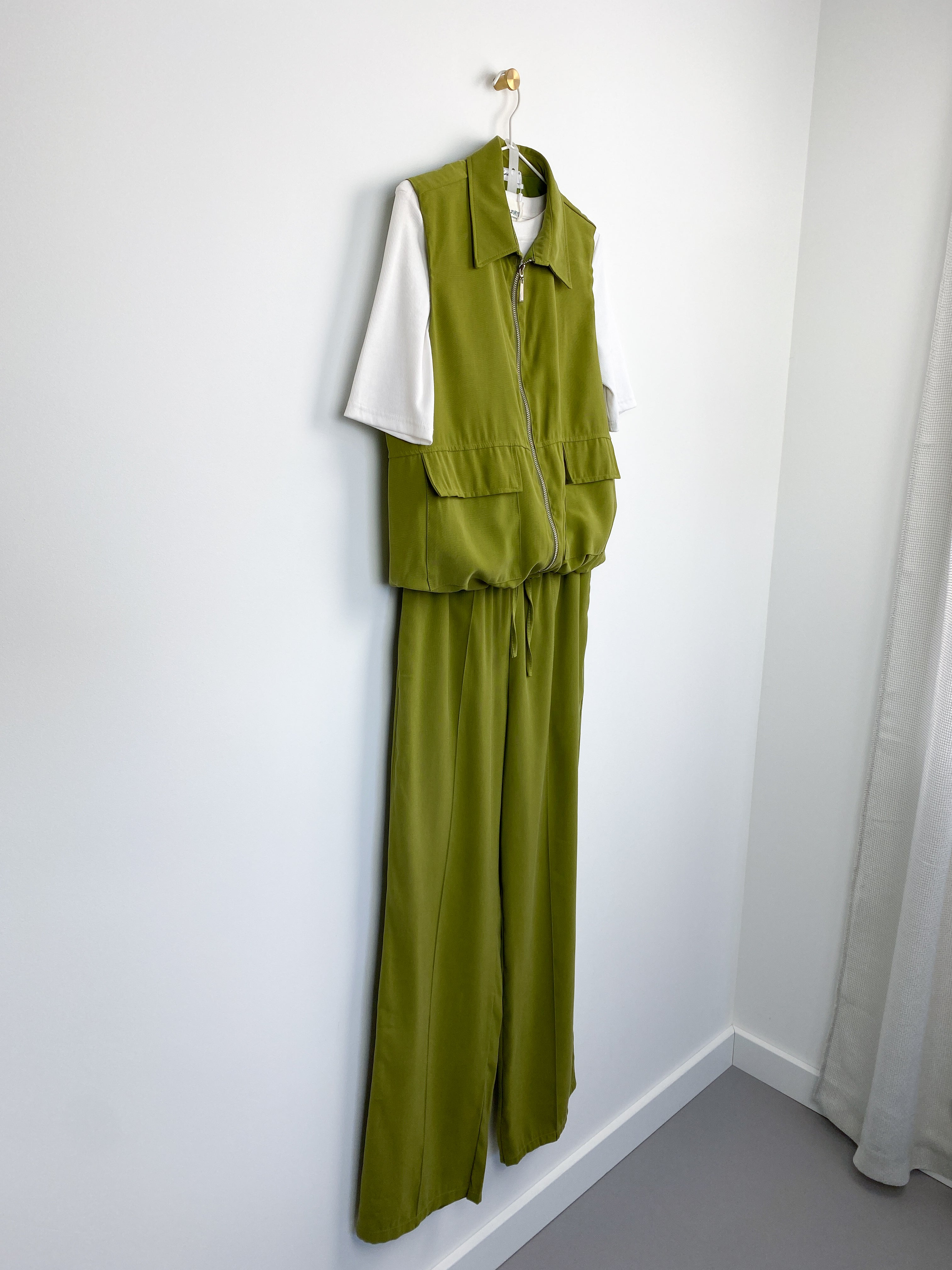 Bo Bomber Gilet | Groen