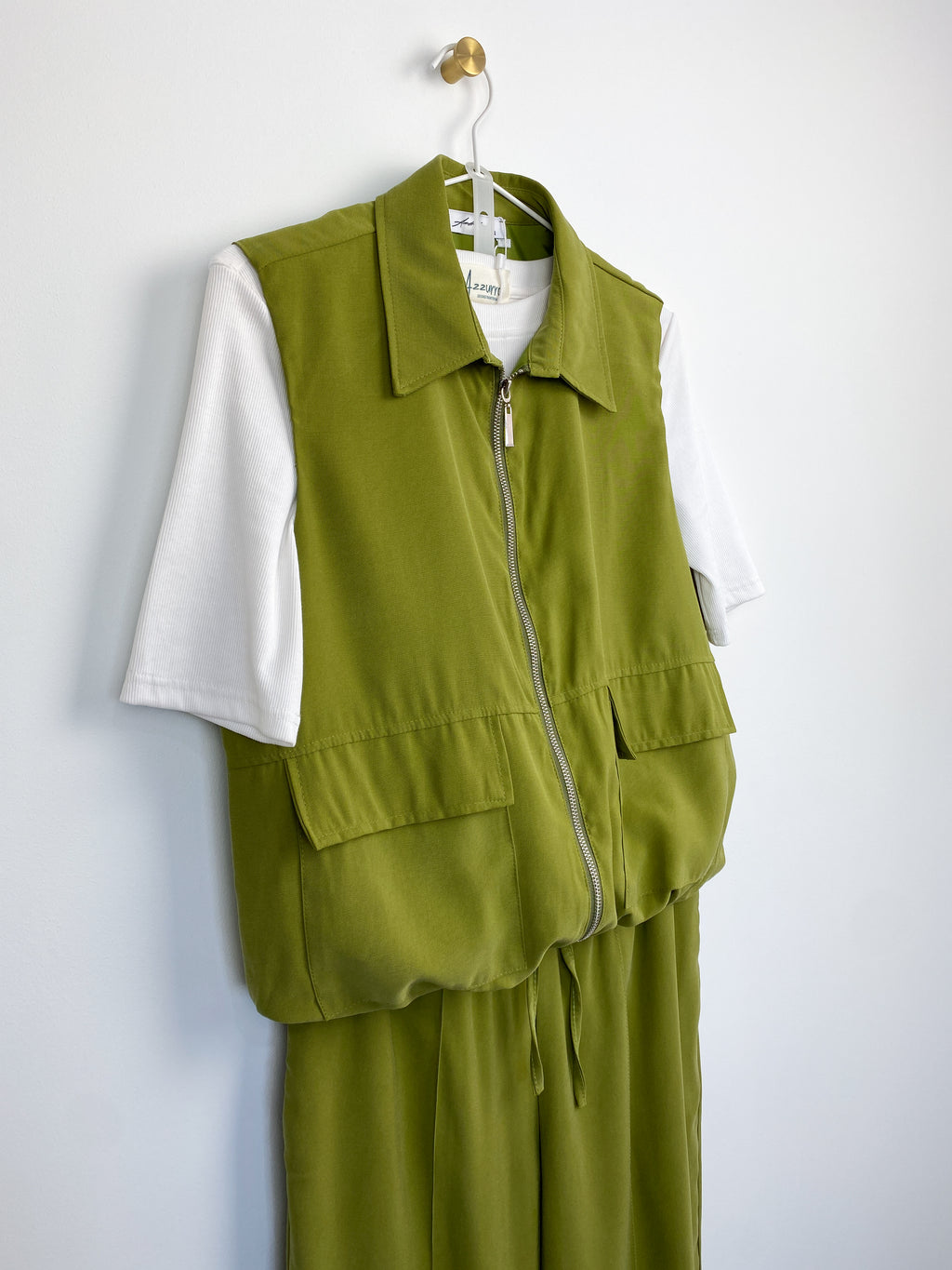 Bo Bomber Gilet | Groen