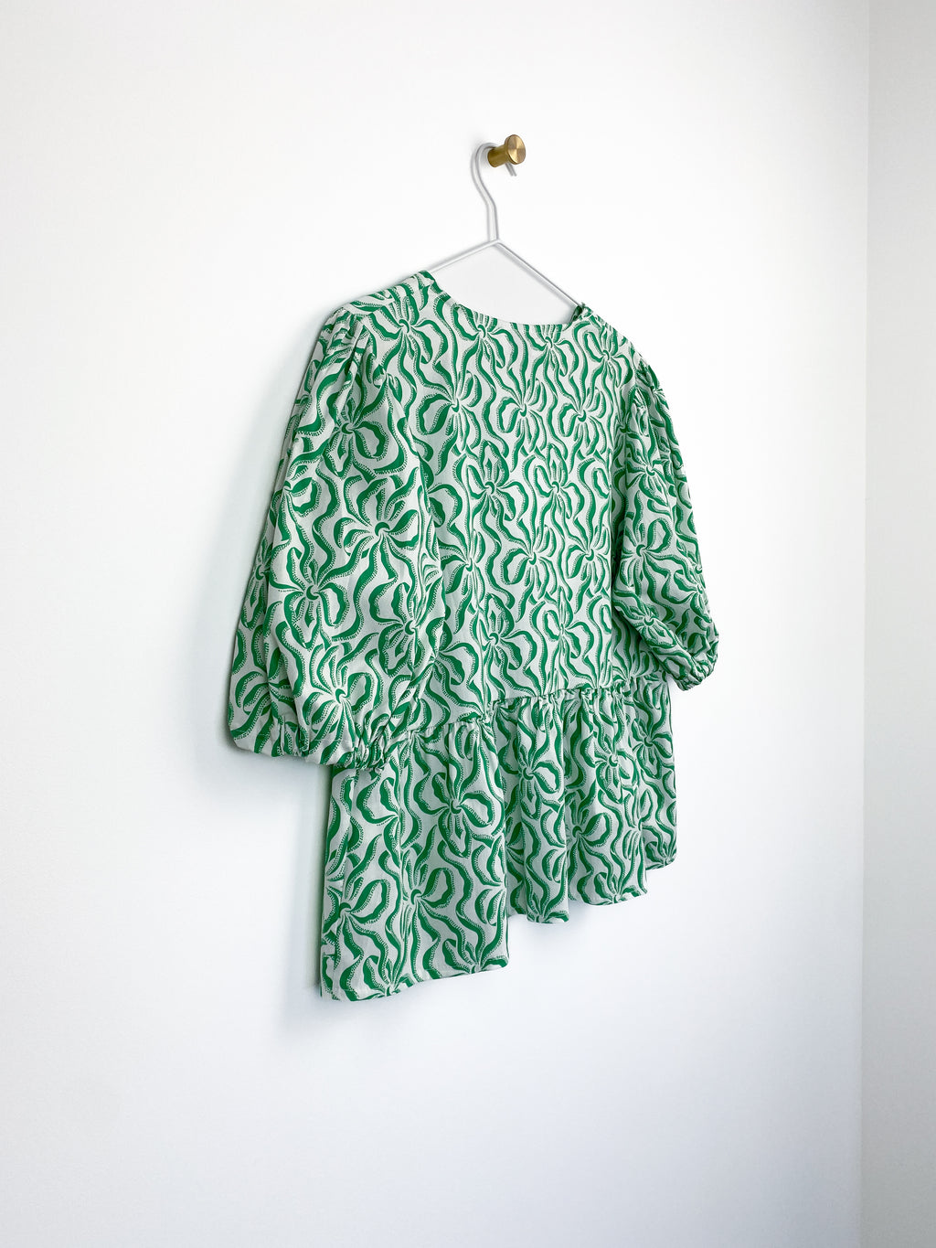 Amélie Blouse | Groen & Wit