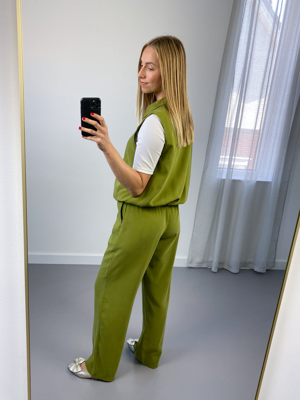 Bo Bomber Gilet | Groen