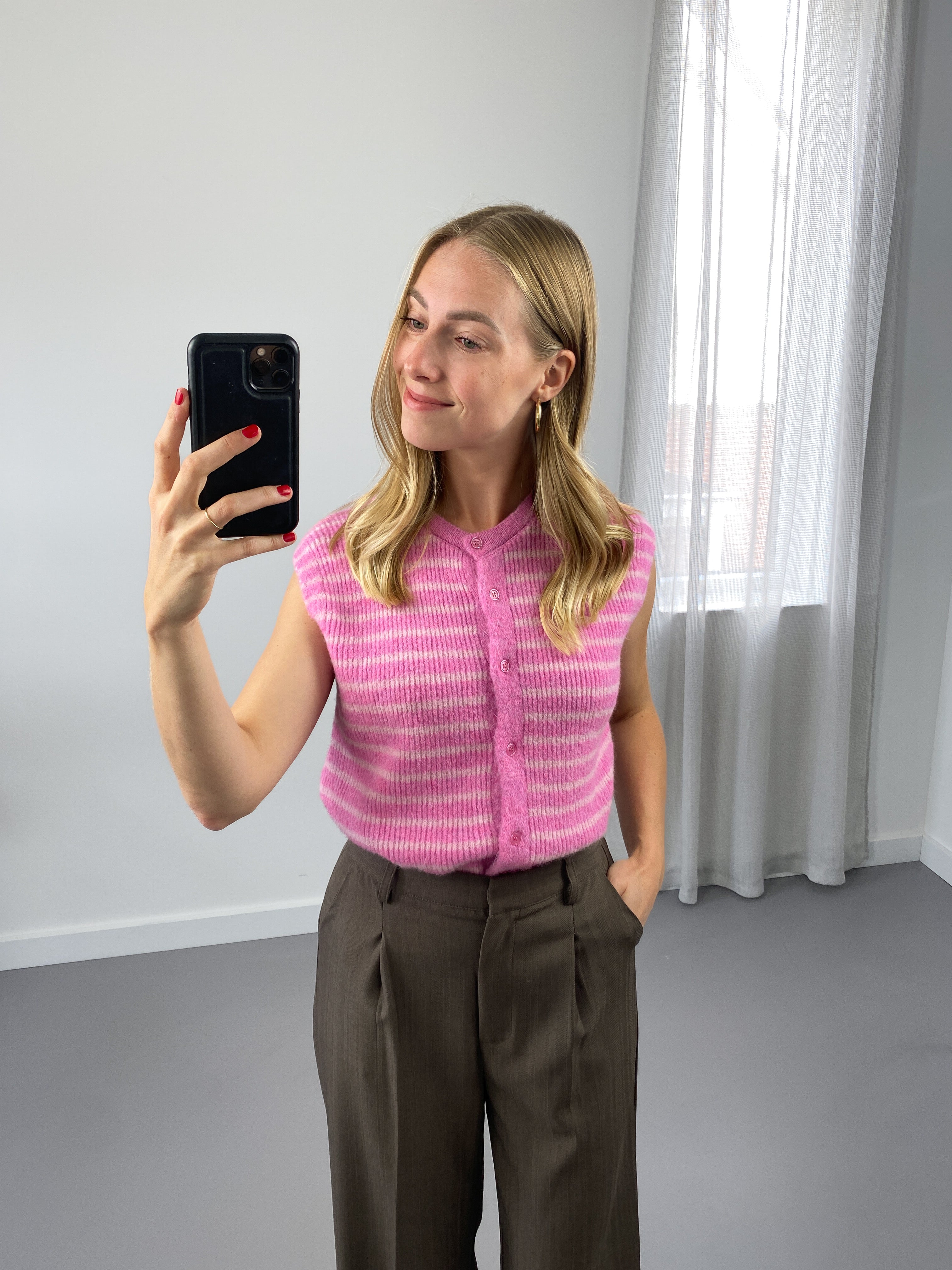 Mila Spencer | Roze gestreept