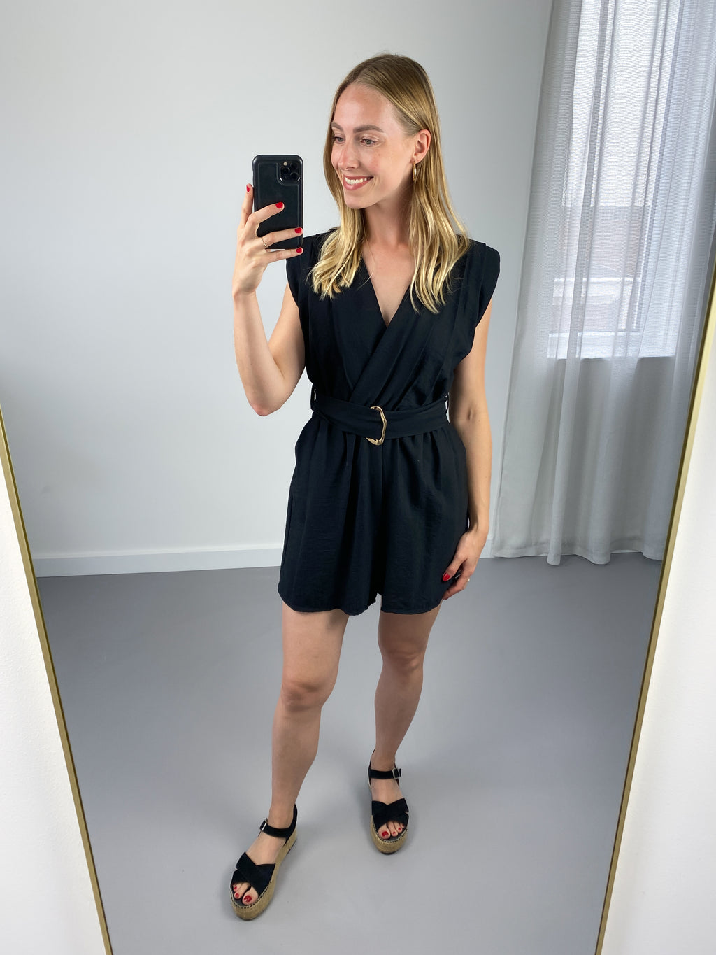Rosalie Playsuit | Zwart