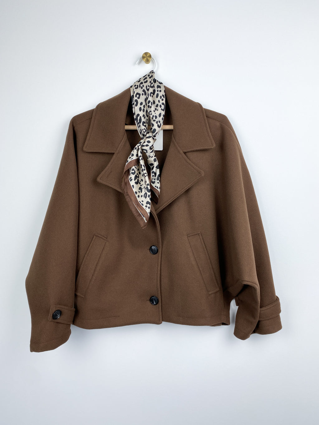 Leopard Sjaal | Bruin