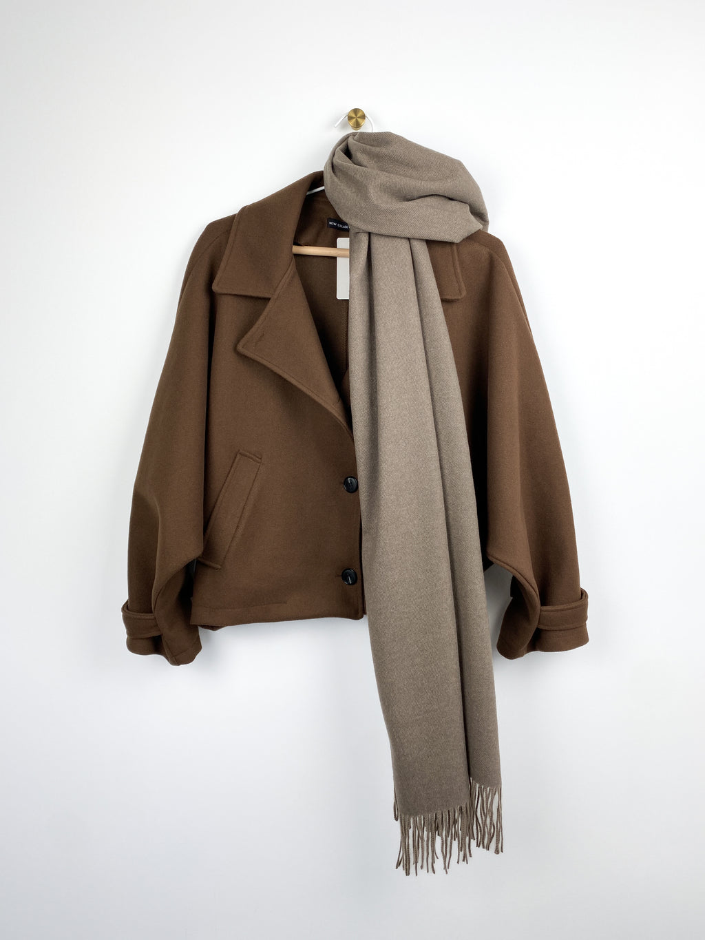 Cashmere Sjaal | Mokka