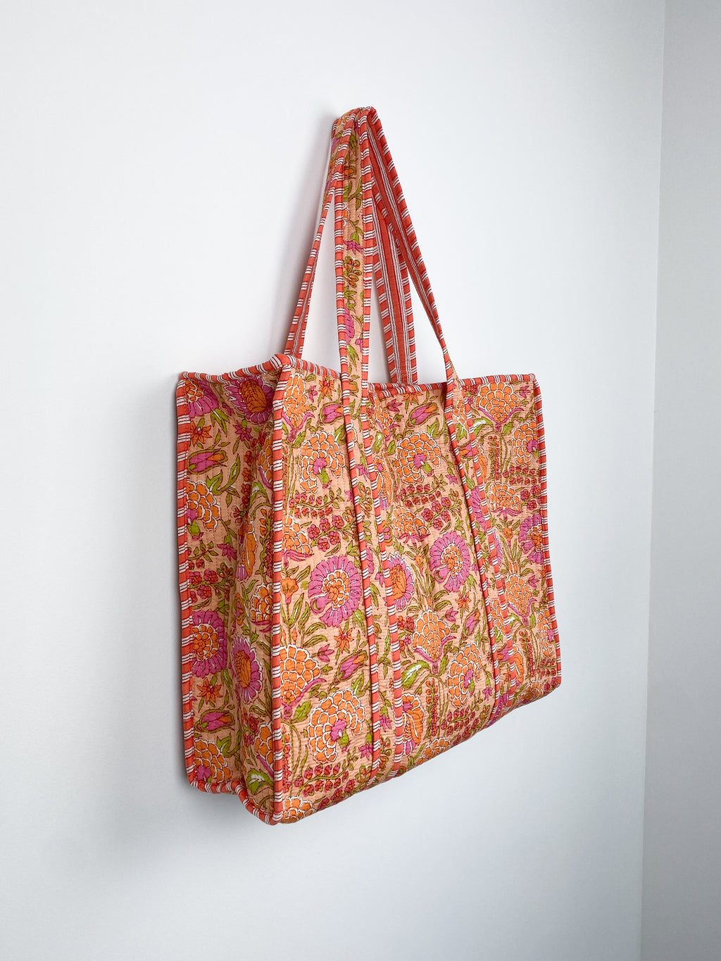 Tess Shopper | Bloemprint Oranje