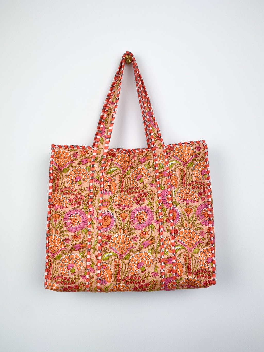 Tess Shopper | Bloemprint Oranje
