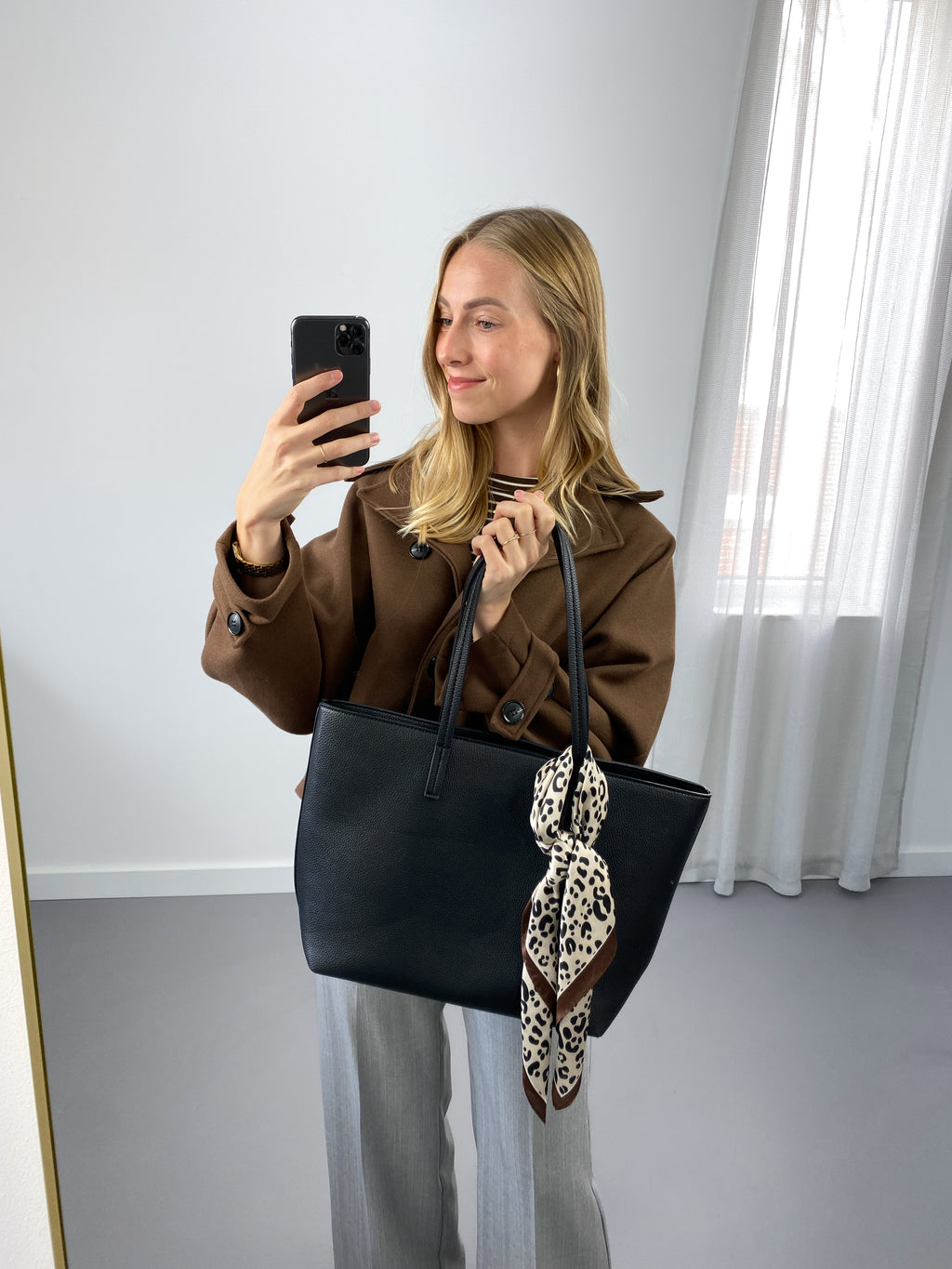 Leopard Sjaal | Bruin