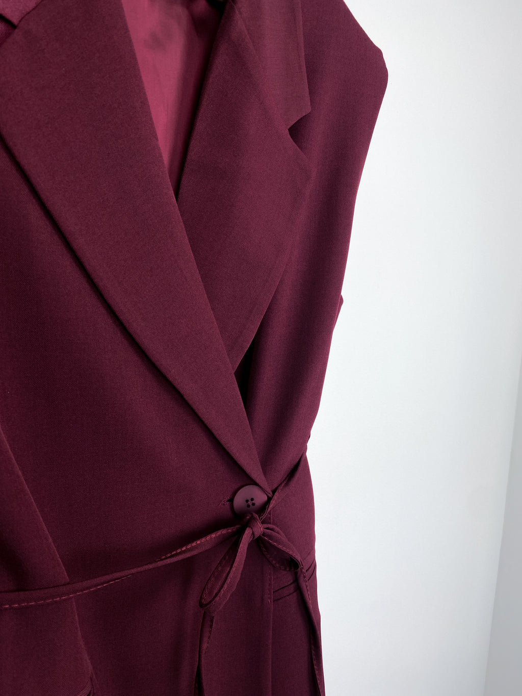 June Gilet | Bordeaux Rood