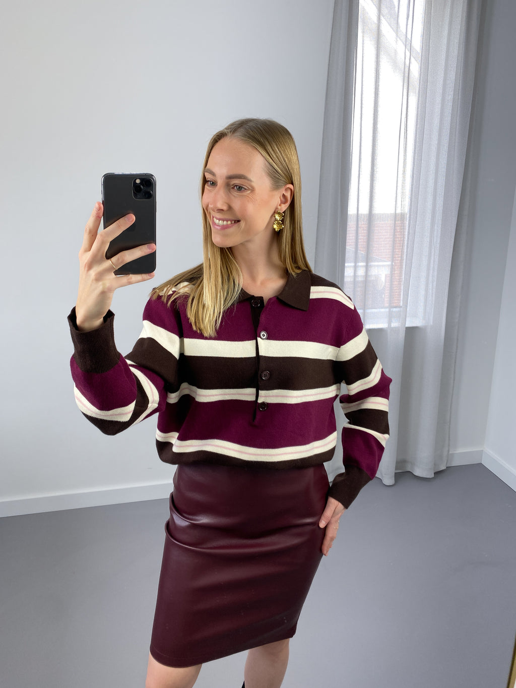Jolie Polo Trui | Gestreept