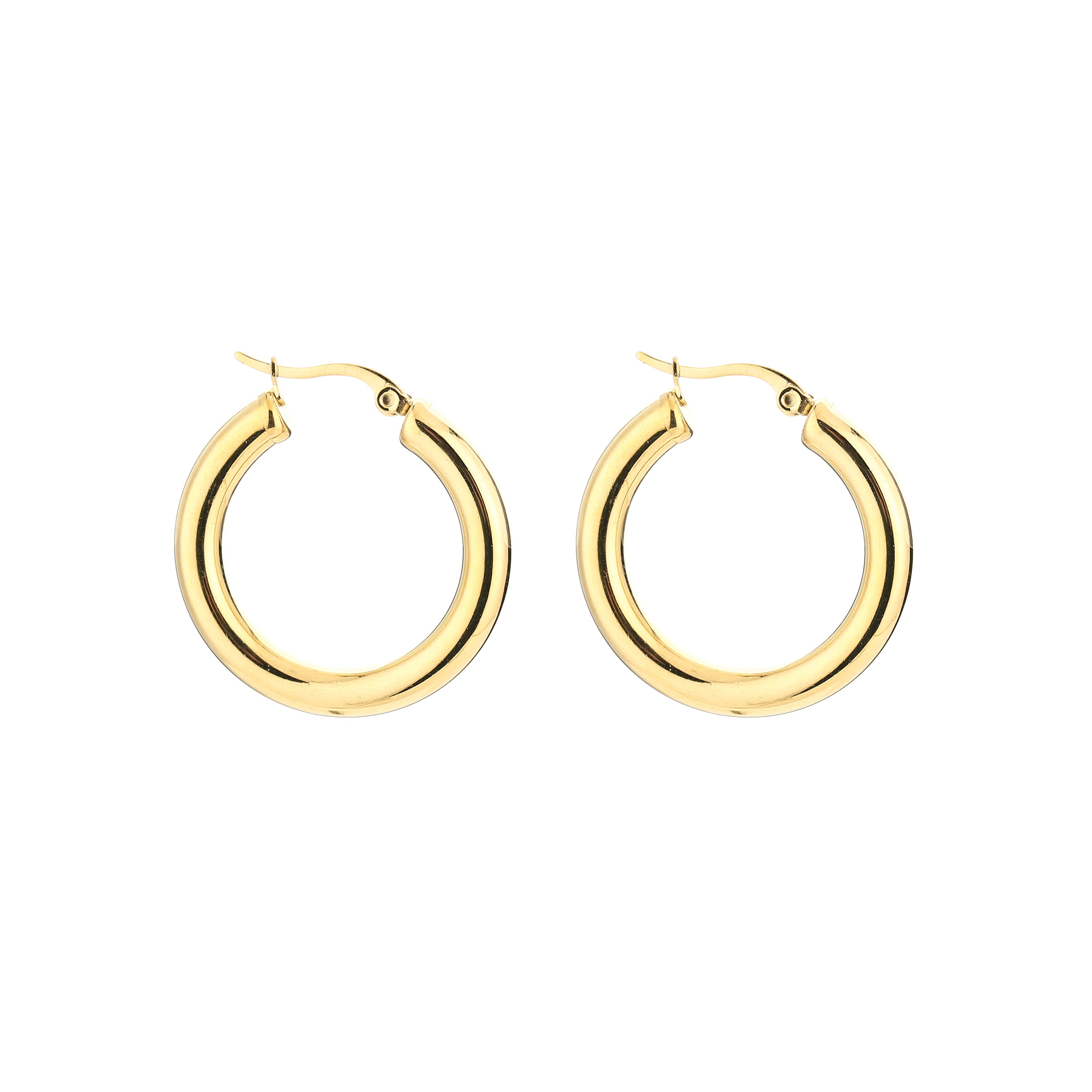 Chunky Hoops Oorbellen | Goud