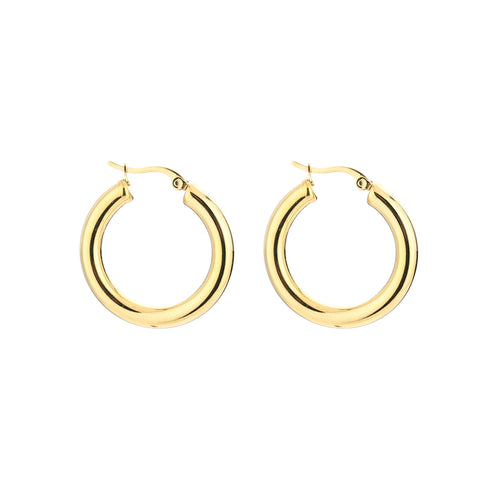 Chunky Hoops Oorbellen | Goud