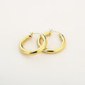 Chunky Hoops Oorbellen | Goud