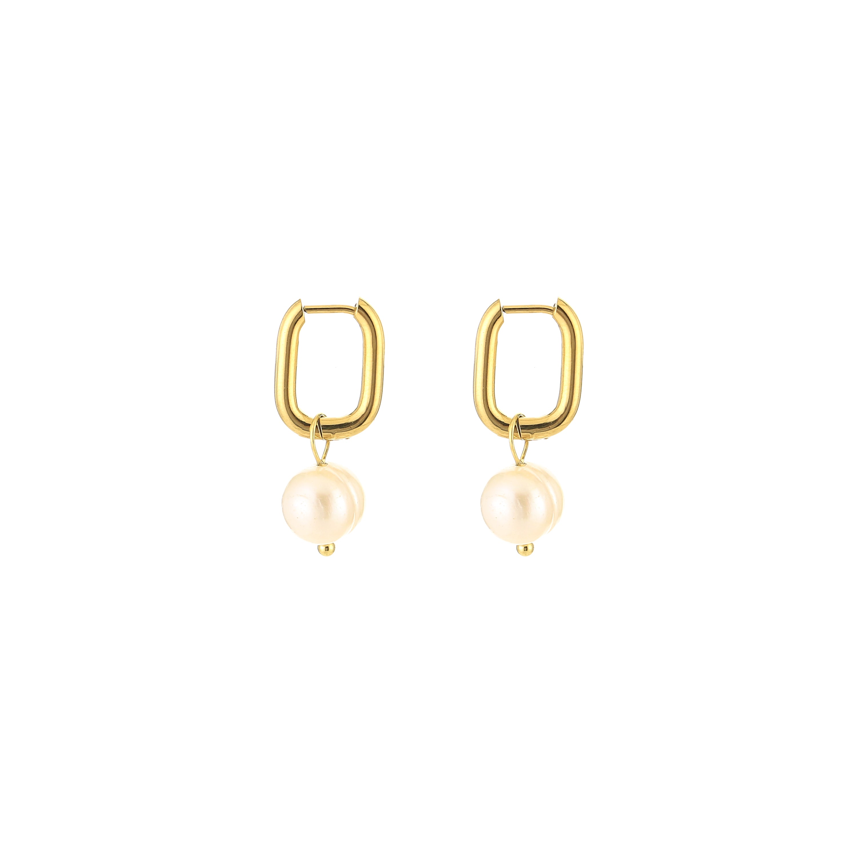 Pearl Drop Oorbellen | Goud