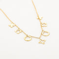 Golden Clover Ketting | Goud