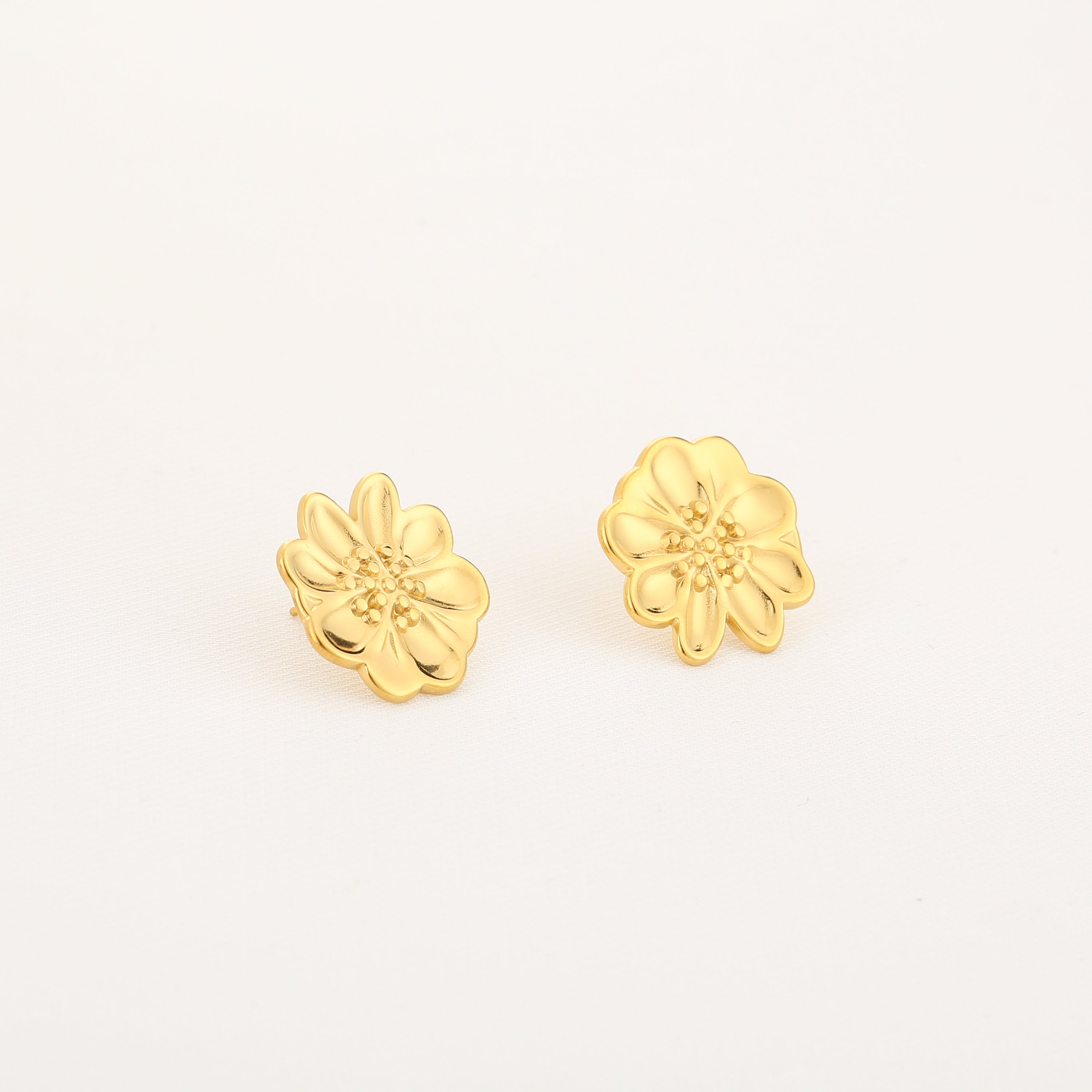 Sunflower Oorbellen | Goud