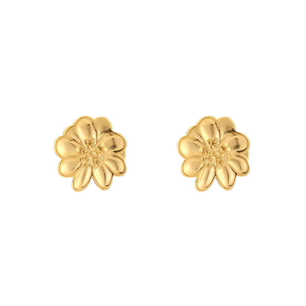 Sunflower Oorbellen | Goud