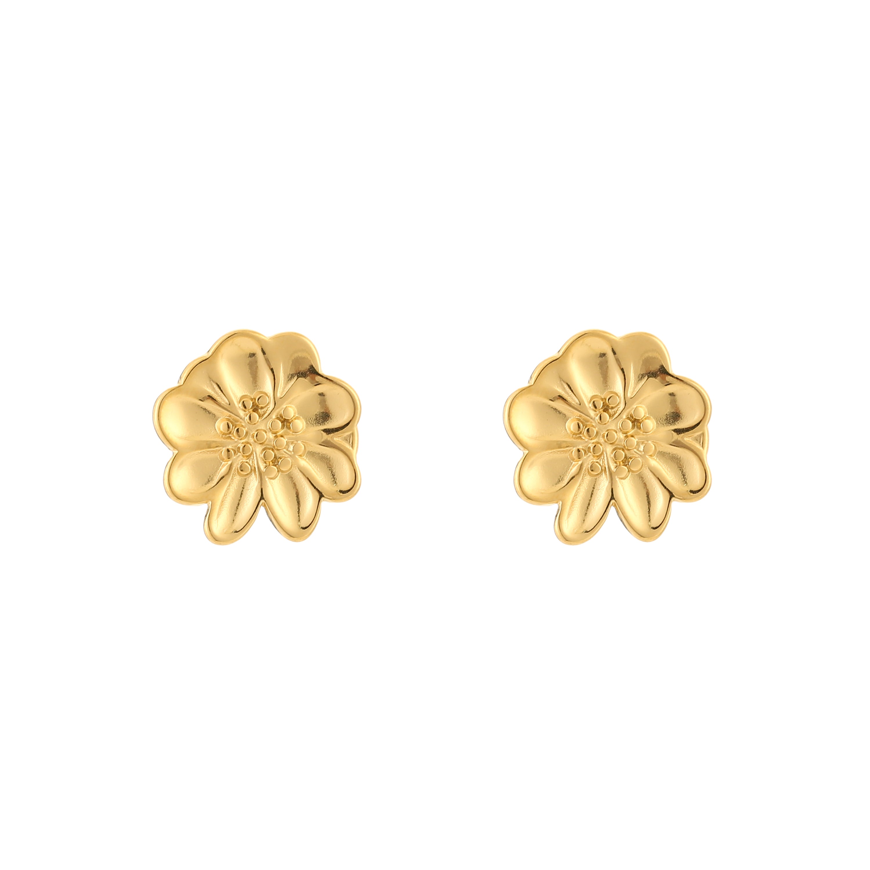 Sunflower Oorbellen | Goud