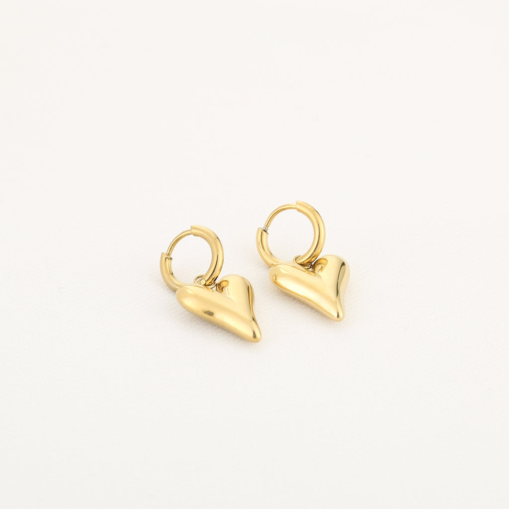 Big Love Oorbellen | Goud