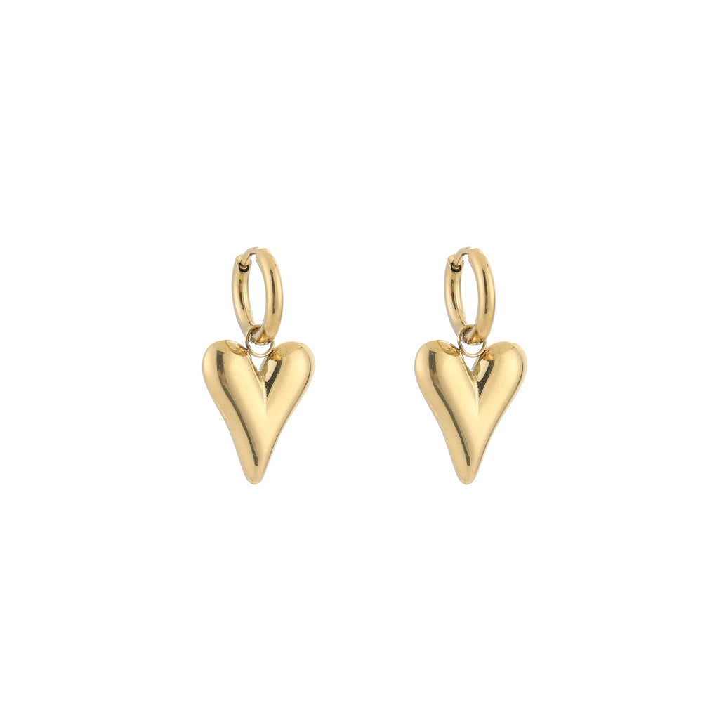Big Love Oorbellen | Goud