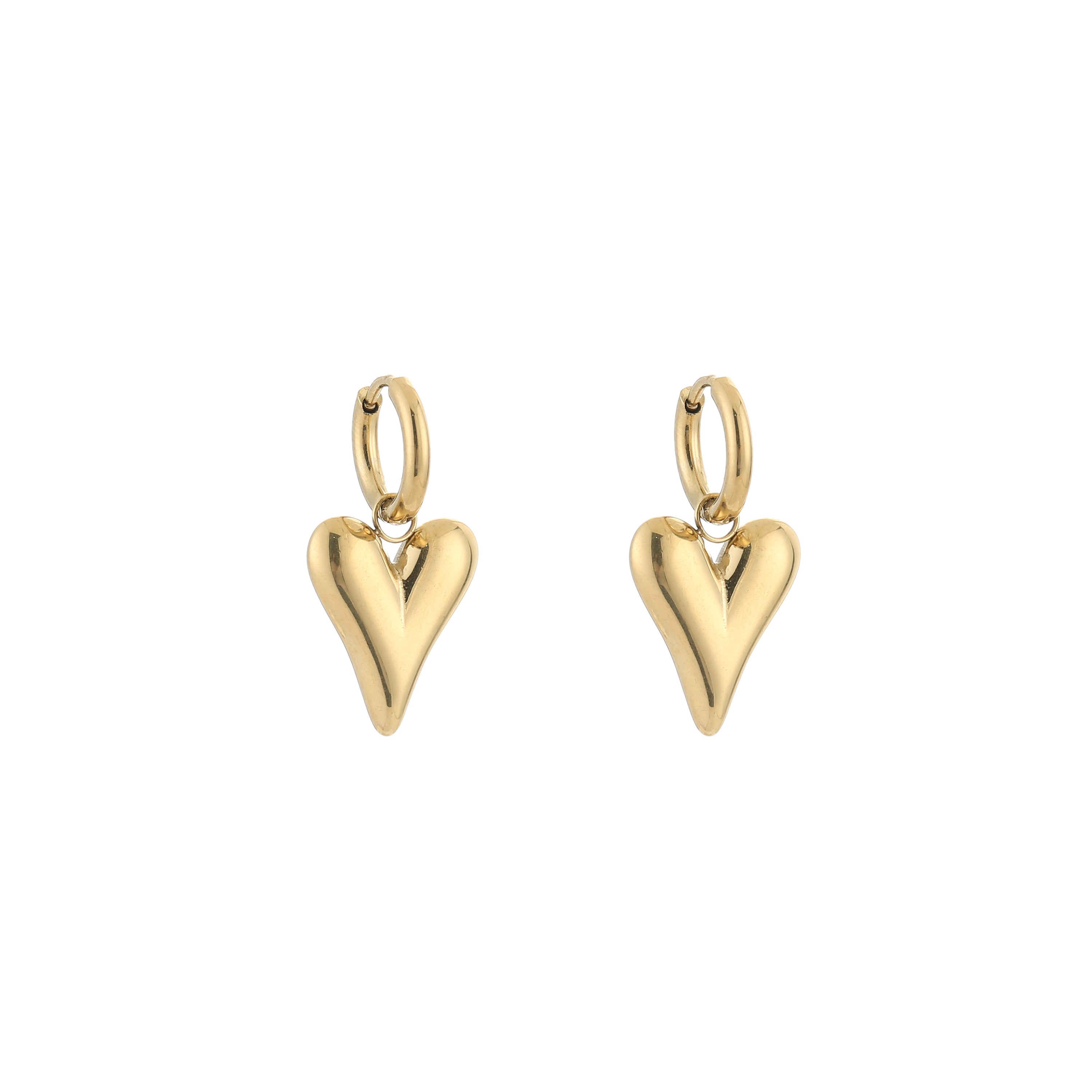 Big Love Oorbellen | Goud