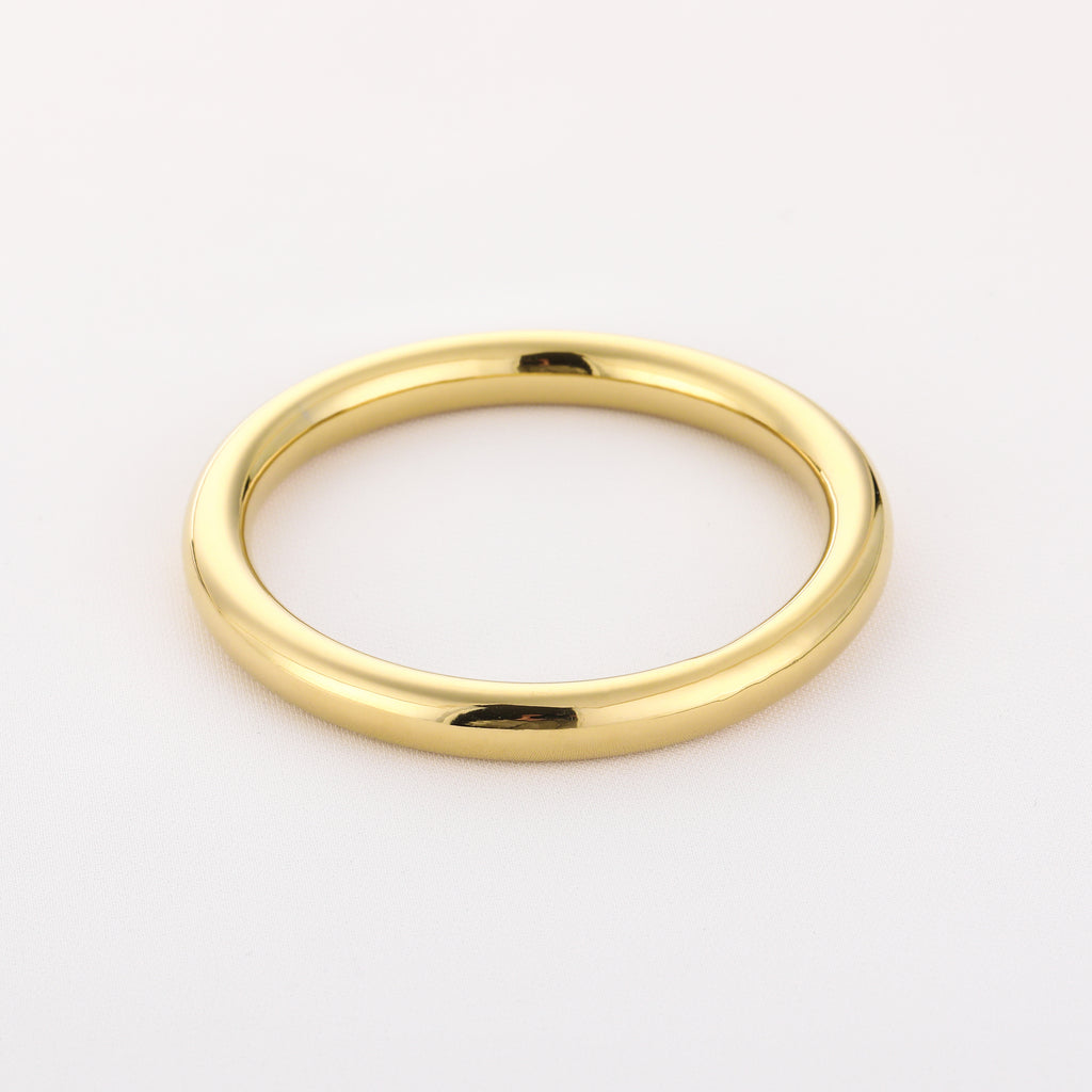 Bangle armband stainless steel goud