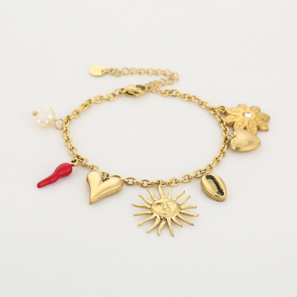 Hot&Spicy Armband | Goud